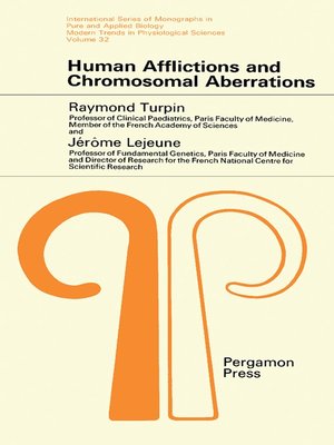 cover image of Human Afflictions and Chromosomal Aberrations